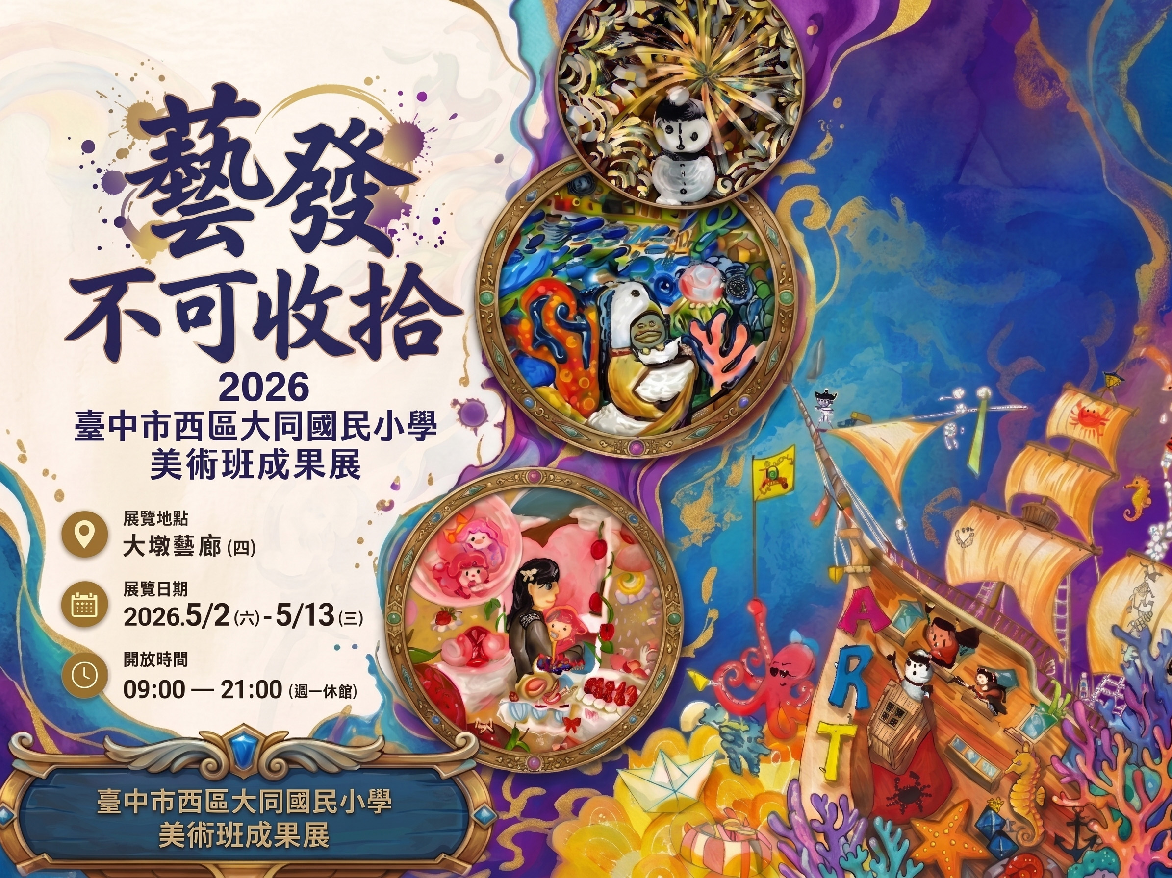 2026臺中市西區大同國小美術班成果展