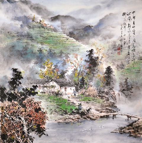 藝文研習成果展－陳華師生水墨畫展 的推廣活動宣傳圖片