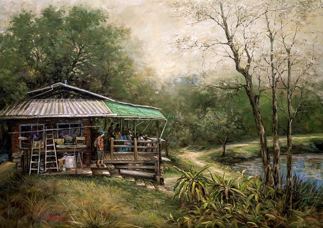 我不在寫生，就是在寫生的路上－游進賢油畫創作個展 的推廣活動宣傳圖片