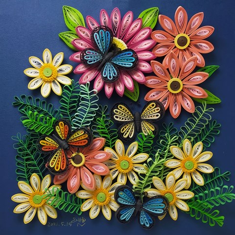 醉花間－紀榮玲捲紙藝術創作 的推廣活動宣傳圖片