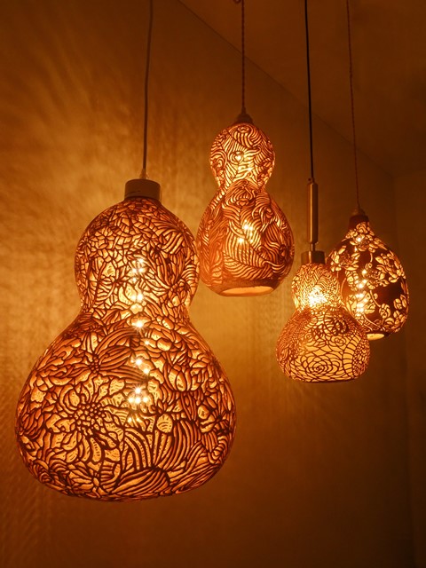 葫蘆燈飾、玉雕、陶瓷雕刻－詹明娟手作展 的推廣活動宣傳圖片