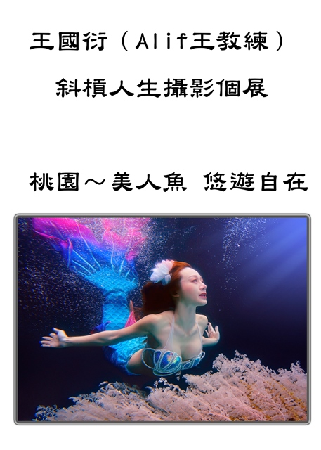 王國衍（Alif王教練）斜槓人生攝影個展 野鳥生態&臺灣之美 的推廣活動宣傳圖片