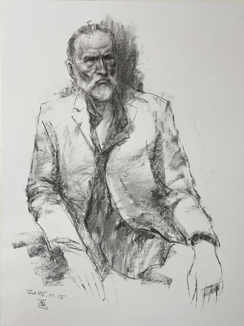 藝文研習成果展－王亮天師生素描畫展 的推廣活動宣傳圖片