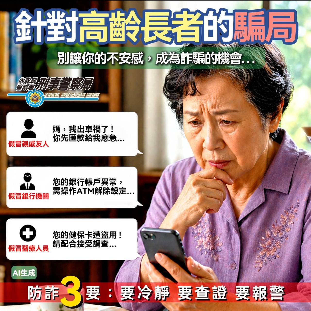 針對高齡者的騙局