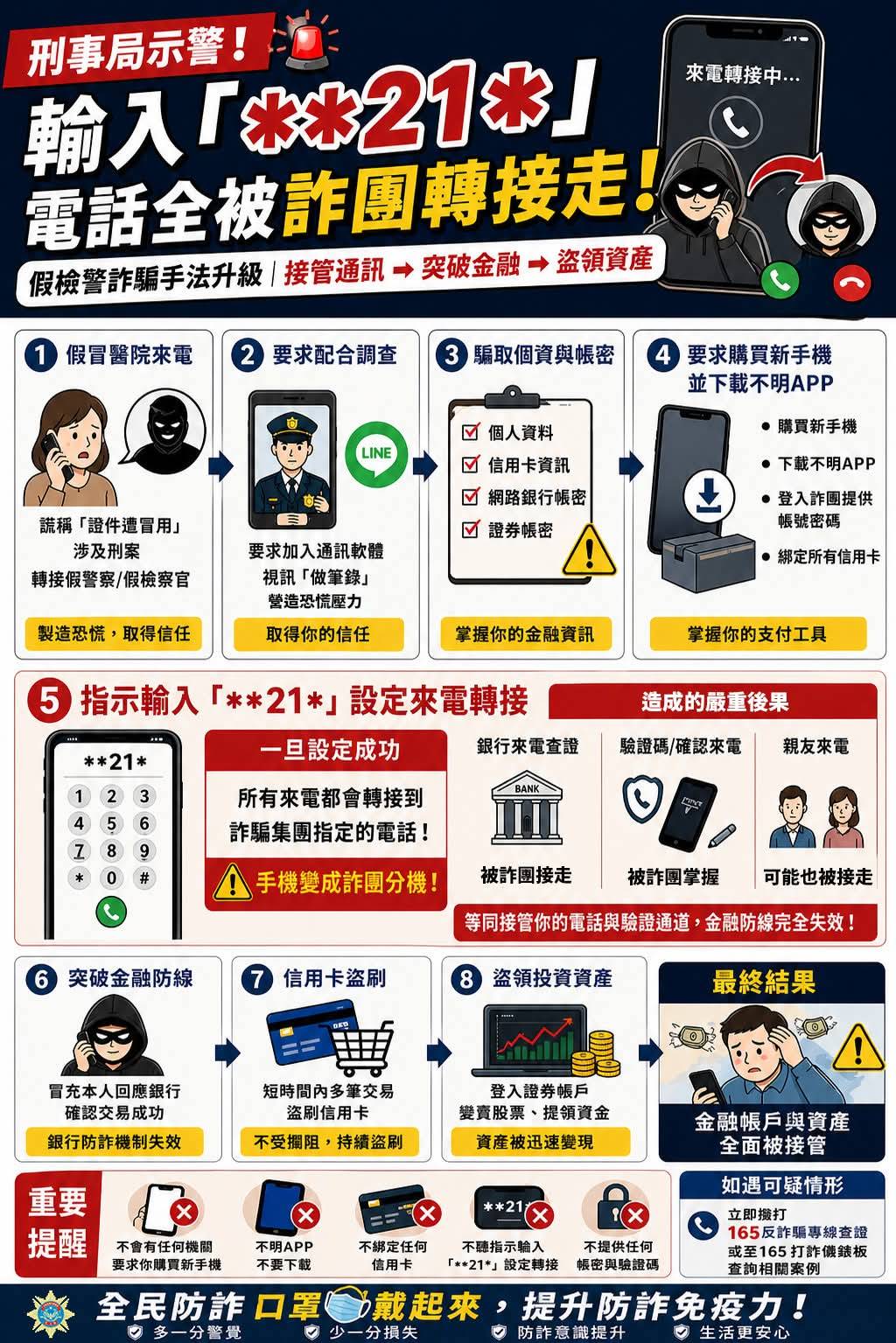 假檢警詐騙手法升級